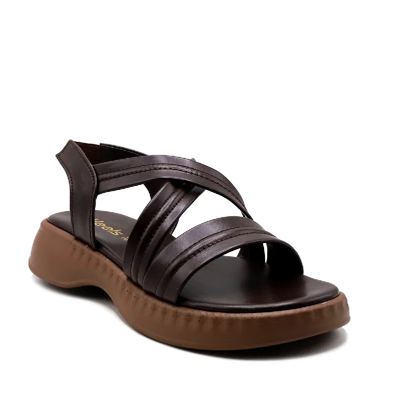 Elegantly crafted women's shoesCoffee Casual Sandal L00780034
