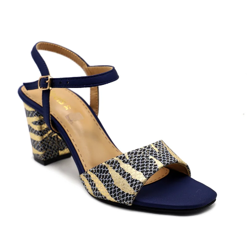 Versatile and adaptable women's shoes for every occasionBlue Formal Sandal 055427