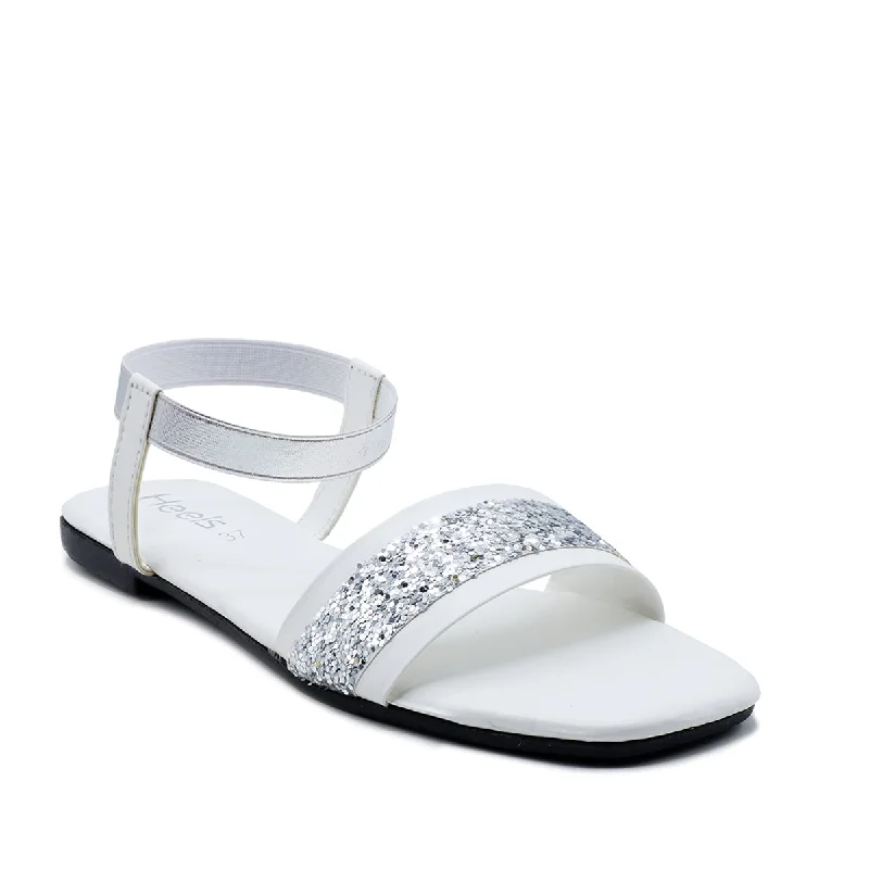 Vibrant and colorful women's shoe collectionsWhite Casual Sandal L00000045