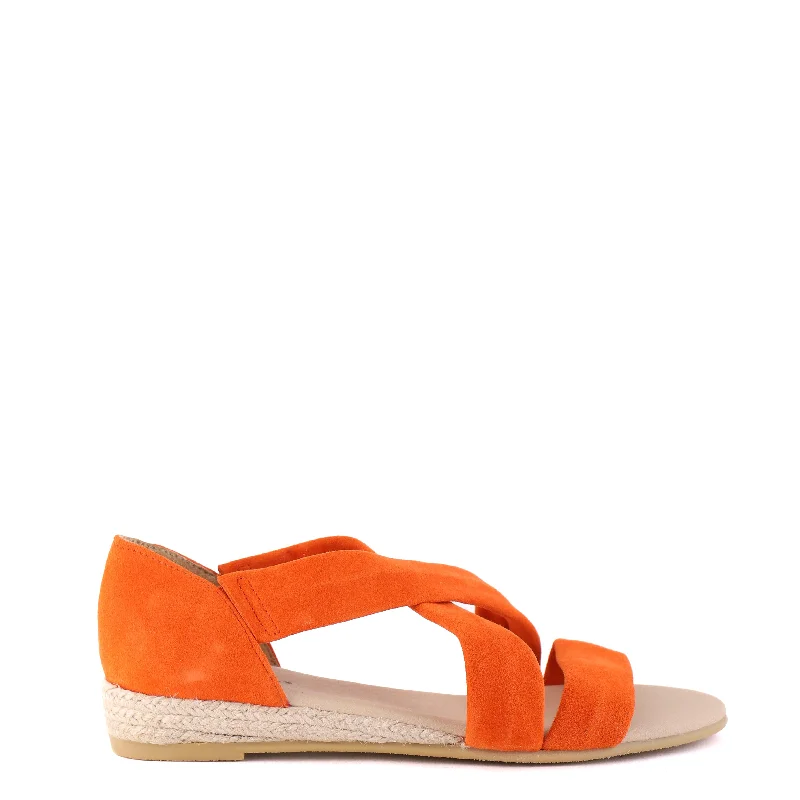 Luxurious and opulent women's shoe optionsHOLLIE Burnt Orange Suede