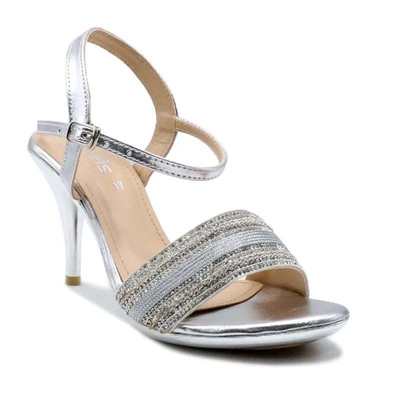 Chic and sophisticated women's footwear for workSilver Fancy Sandal 066721