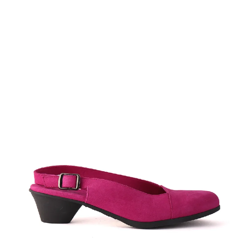 Bold and colorful women's shoes for making a statementCYNINE Magenta Nubuck