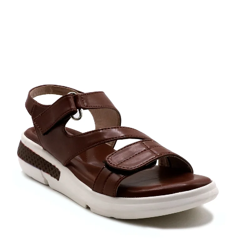 Elegant and refined women's shoe designsTan Casual Sandal L00780036