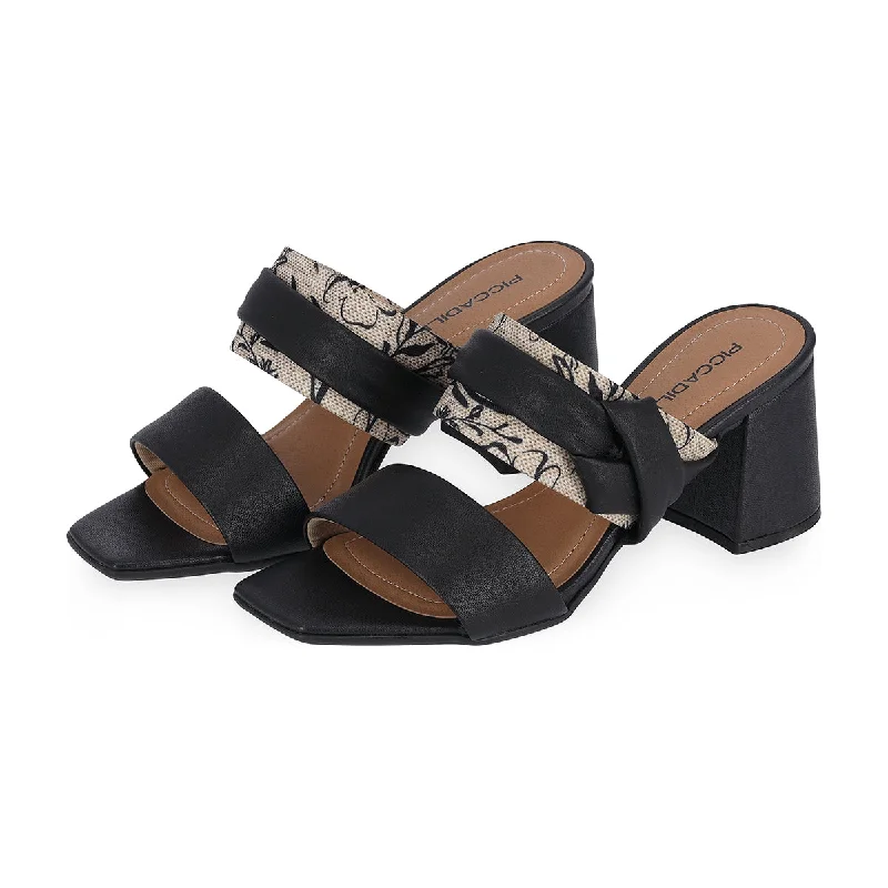 Chic and stylish women's shoes that complement every outfit and occasioChunky Charm Dual Strap Sandal - Black (626.008) Chic and stylish women's shoes that complement every outfit and occasioChunky Charm Dual Strap Sandal - Black (626.008)