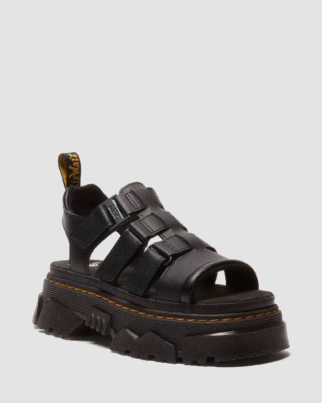 Stylish and practical women's shoes for rainy daysMattison 3 Strap Leather Sandals