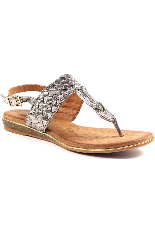 Versatile and chic women's shoes for everyday eleganceLunar Ladies Sandals Dawley JLH392 Pewter Versatile and chic women's shoes for everyday eleganceLunar Ladies Sandals Dawley JLH392 Pewter