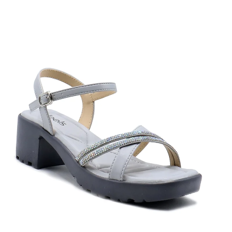 Versatile and chic women's shoes for everyday eleganceGrey Formal Sandal L00780022