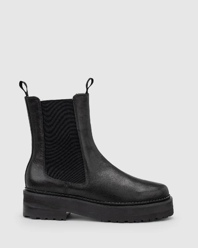 Stylish and affordable women's shoesKings Boot - Black