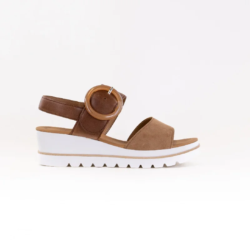 Chic and stylish women's shoes for garden partiesGabor 64.645 Sandal (Women's) - Walnut/Camel