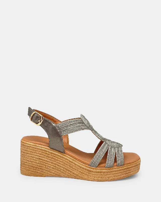 Luxurious and opulent women's shoe optionsLoren Pewter