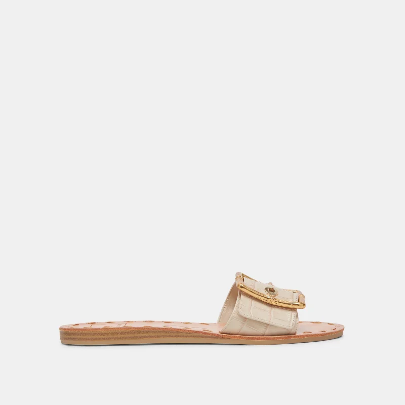 Chic and stylish women's shoes for graduation ceremoniesDASA SANDALS BONE EMBOSSED LEATHER Chic and stylish women's shoes for graduation ceremoniesDASA SANDALS BONE EMBOSSED LEATHER
