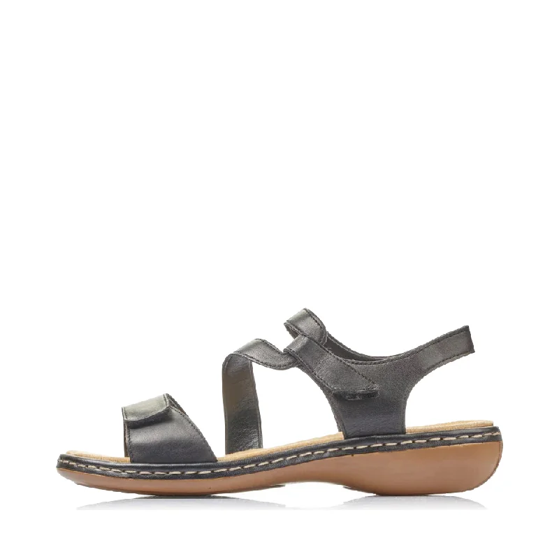 Chic and stylish women's shoes for fashion weekRieker Women's Regina C7 Sandal in Black Chic and stylish women's shoes for fashion weekRieker Women's Regina C7 Sandal in Black