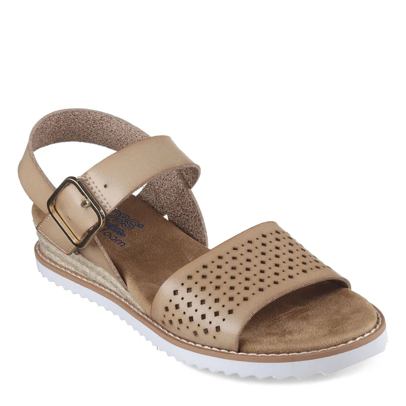 Classy and elegant women's shoes for formal eventsWomen's Skechers, BOBS Desert Kiss - Sunny Flair Sandal
