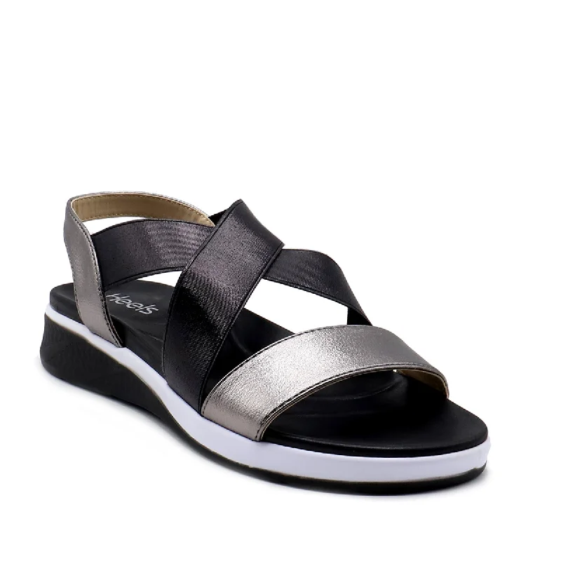 Elegant and sophisticated women's shoe stylesBlack Casual Sandal L00780015