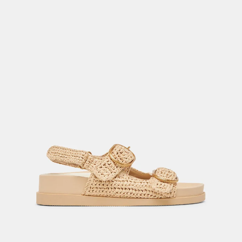 Chic and trendy women's shoes for the officeSTARLA CROCHET SANDALS NATURAL KNIT