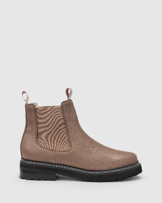 Bold and striking women's shoe fashionsHalcyon Boot - Taupe