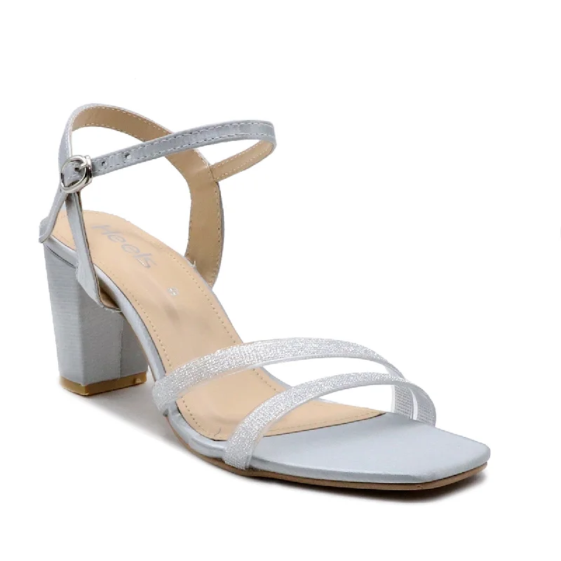 Feminine and romantic women's shoe designsSilver Formal Sandal L00550011