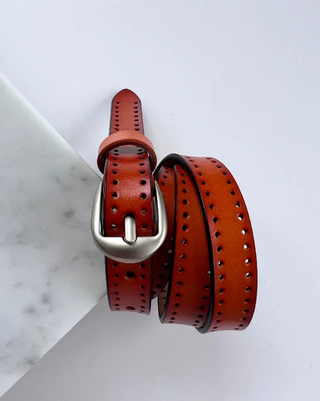 Stylish and supportive women's shoes for high archesPurpose Belt - Camel