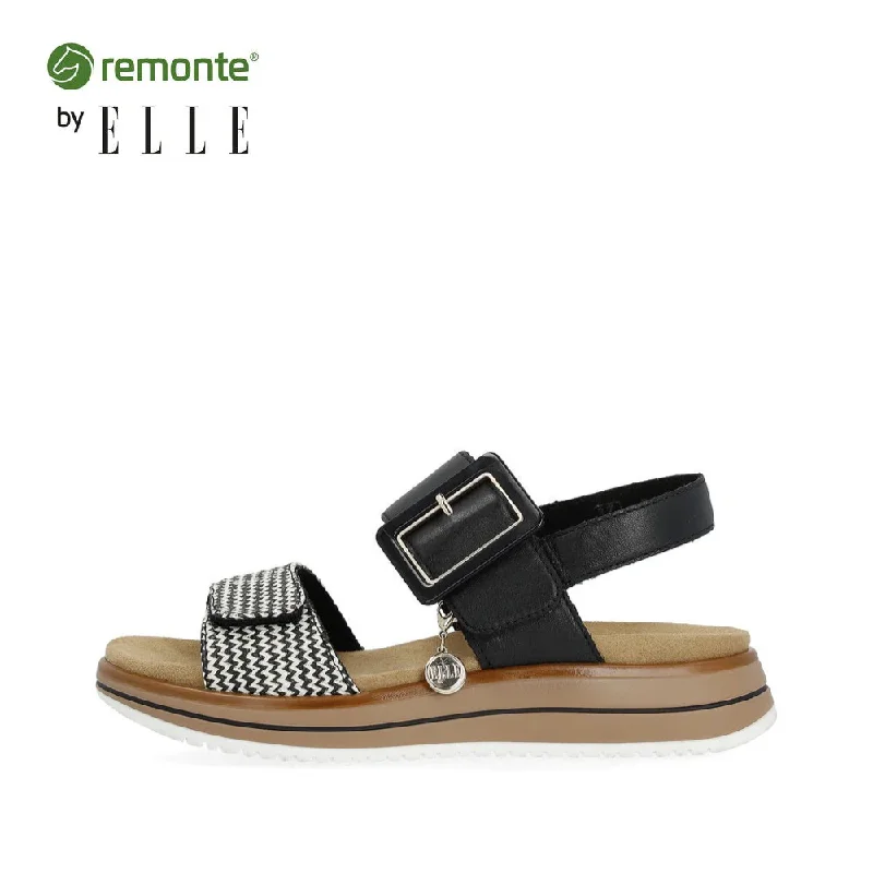 Stylish and comfortable women's shoes for long days at workRemote Women's Jocelyn 53 Sandal in Black Multi Stylish and comfortable women's shoes for long days at workRemote Women's Jocelyn 53 Sandal in Black Multi
