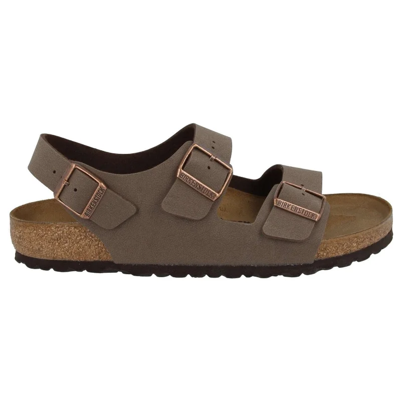 Practical and functional women's footwear solutionsBirkenstock Milano Birko-Flor Nubuck Unisex Ankle Strap Sandals