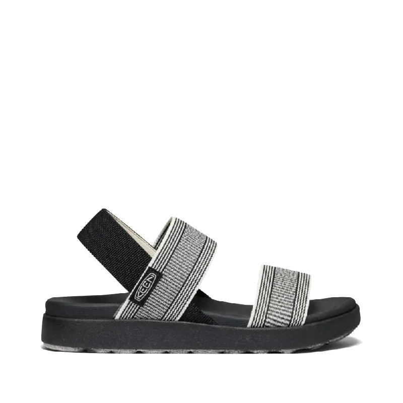 Practical and stylish women's shoes for travelKEEN Women's Elle Backstrap Sandal in Black/Star White Practical and stylish women's shoes for travelKEEN Women's Elle Backstrap Sandal in Black/Star White