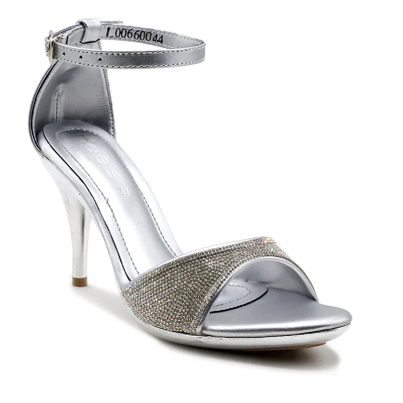 Bold and striking women's shoe fashionsSilver Fancy Sandal L00660044