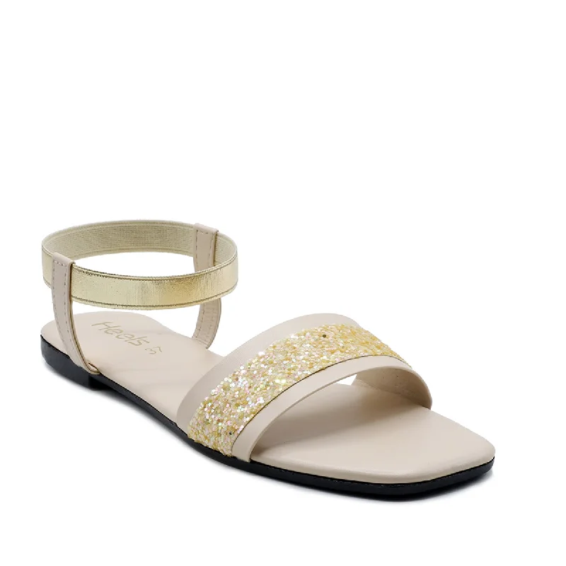 Feminine and romantic women's shoe designsCream Casual Sandal L00000045
