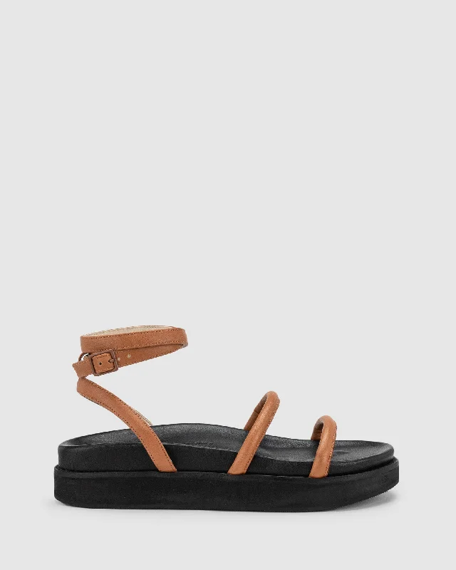 Colorful and vibrant women's shoe patternsFirst Light Sandal - Tan