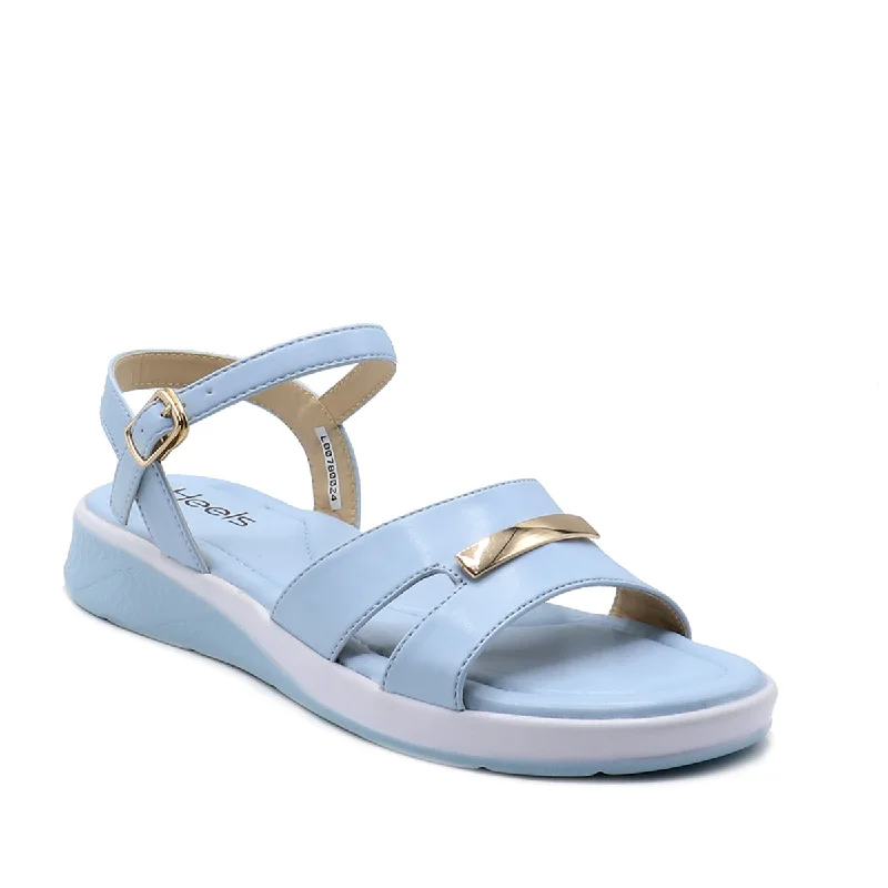 Chic and stylish women's shoes for summerSky Blue Casual Sandal L00780024