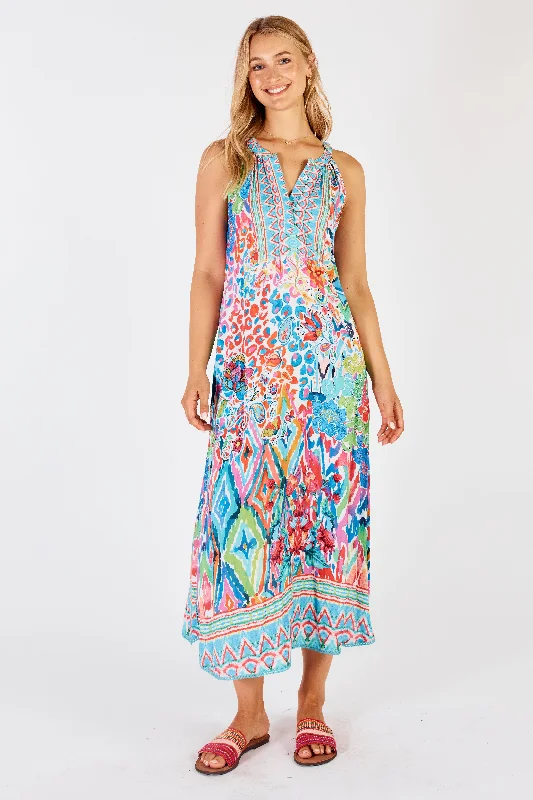 Lula Life - Rumi Maxi Dress - Lagoon PRESALE OCTOBER DELIVERY