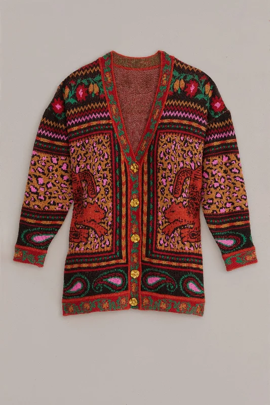 Mixed Tapestry Prints CARDIGAN 315221 Mixed-Print