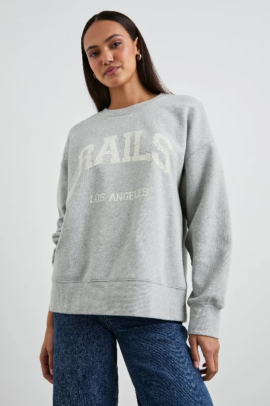 THE VARSITY SWEATSHIRT - HEATHER GREY