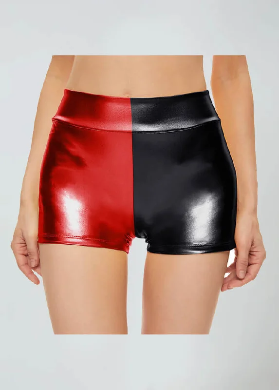 Harley Quinn Metallic Costume Shorts