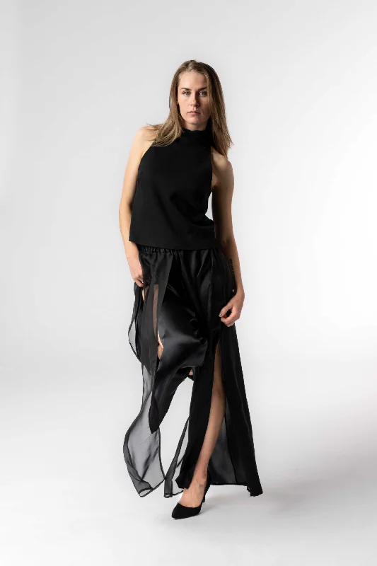 The Black Flowy Pants