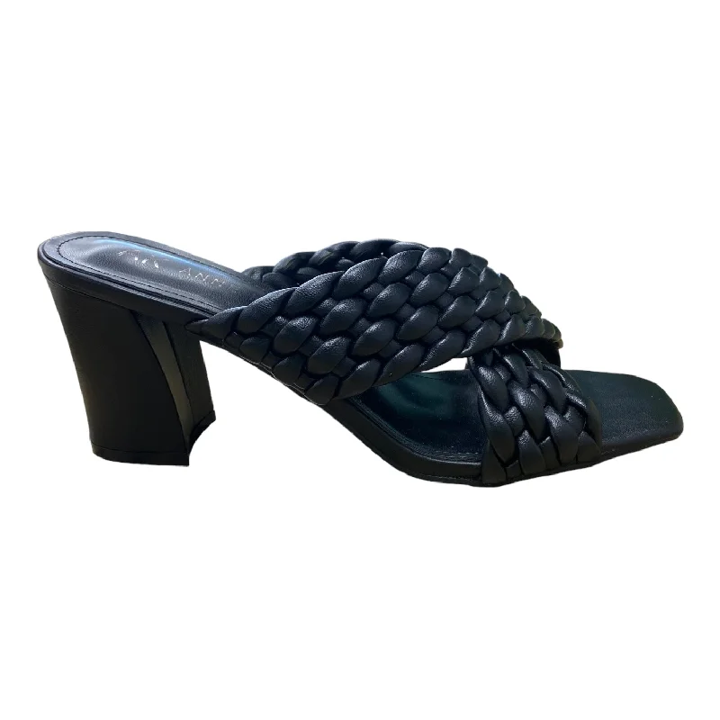 Fashion-forward and trendy women's shoe stylesBlack Sandals Heels Block Anne Klein, Size 10 Fashion-forward and trendy women's shoe stylesBlack Sandals Heels Block Anne Klein, Size 10