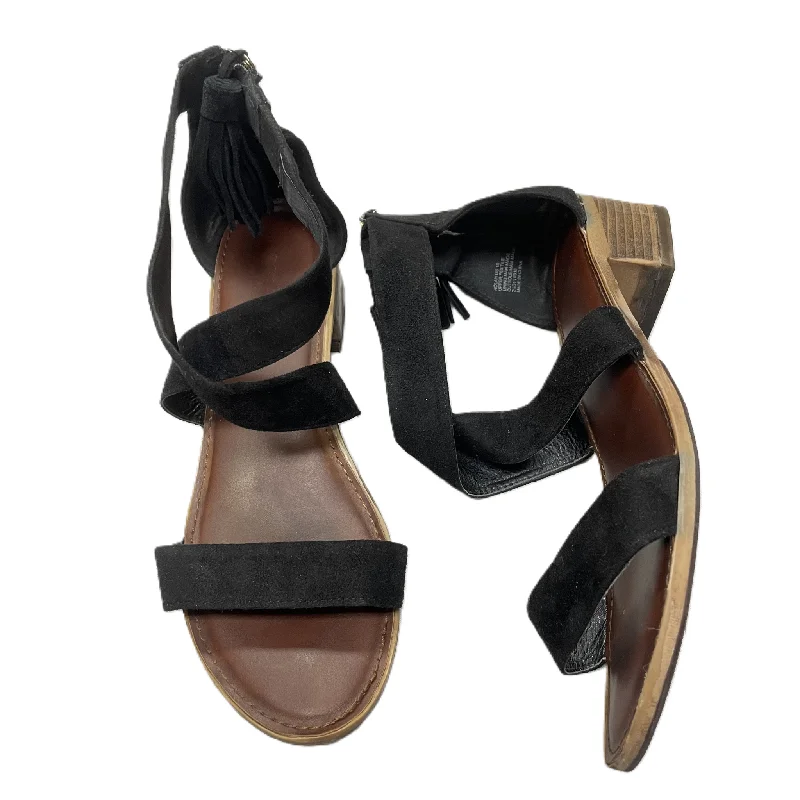 Practical and stylish women's shoes for travelBlack Sandals Heels Block By Rock And Candy, Size: 10 Practical and stylish women's shoes for travelBlack Sandals Heels Block By Rock And Candy, Size: 10