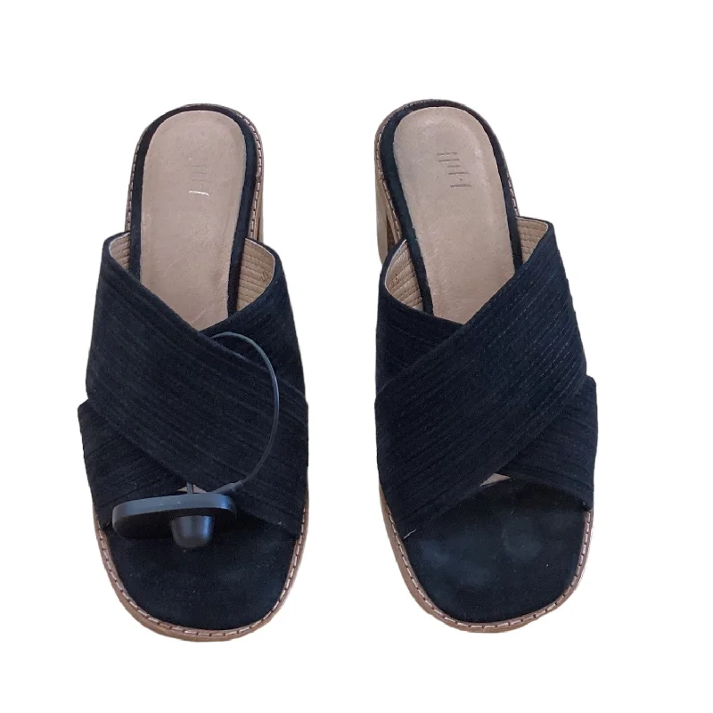 Chic and sophisticated women's footwear for workBlack Sandals Heels Block J. Jill, Size 8.5 Chic and sophisticated women's footwear for workBlack Sandals Heels Block J. Jill, Size 8.5