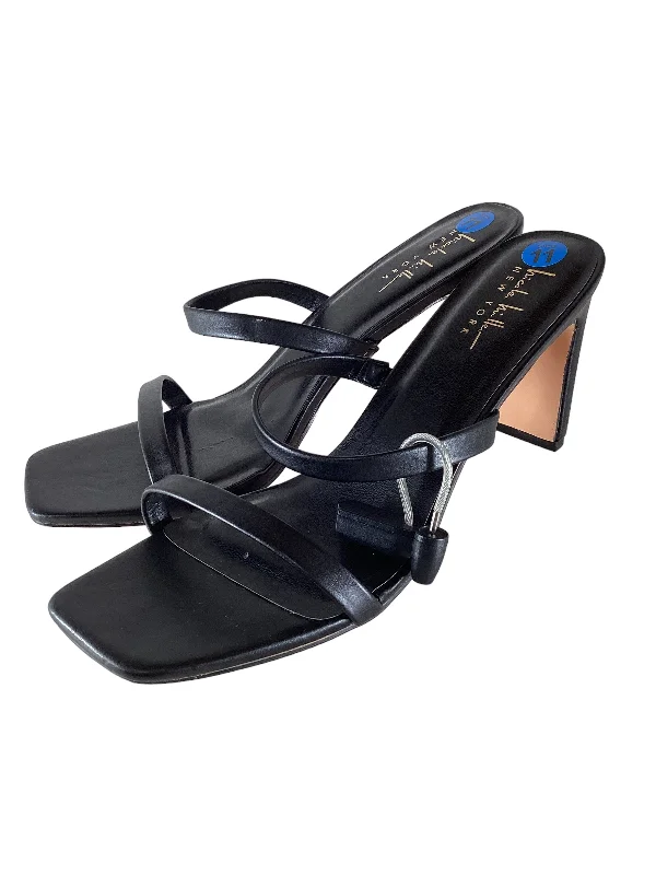 Elegant and sophisticated women's shoes for red carpet eventsBlack Sandals Heels Block Nicole By Nicole Miller, Size 11 Elegant and sophisticated women's shoes for red carpet eventsBlack Sandals Heels Block Nicole By Nicole Miller, Size 11