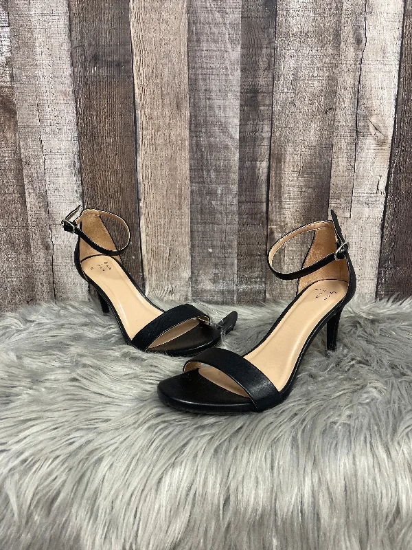 Elegantly stylish women's shoesBlack Sandals Heels Stiletto A New Day, Size 8