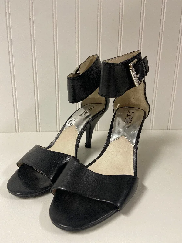 Practical and stylish women's shoes for travelBlack Sandals Heels Stiletto Michael By Michael Kors, Size 8.5 Practical and stylish women's shoes for travelBlack Sandals Heels Stiletto Michael By Michael Kors, Size 8.5