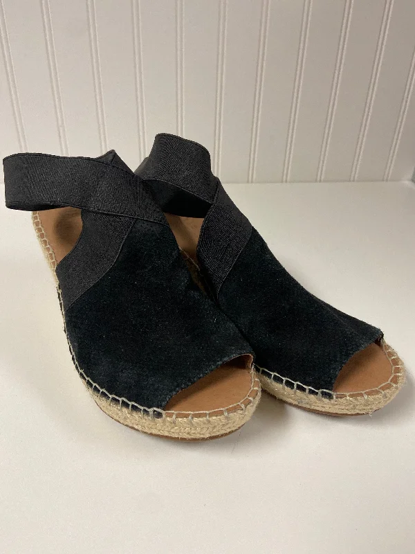 Elegant and sophisticated women's shoes for mature womenBlack Sandals Heels Wedge Gentle Souls, Size 7 Elegant and sophisticated women's shoes for mature womenBlack Sandals Heels Wedge Gentle Souls, Size 7