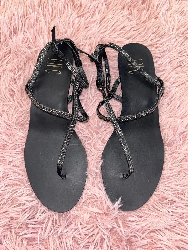 Comfy and stylish women's shoes for lounging around the houseBlack Sandals Heels Wedge Inc, Size 8.5 Comfy and stylish women's shoes for lounging around the houseBlack Sandals Heels Wedge Inc, Size 8.5
