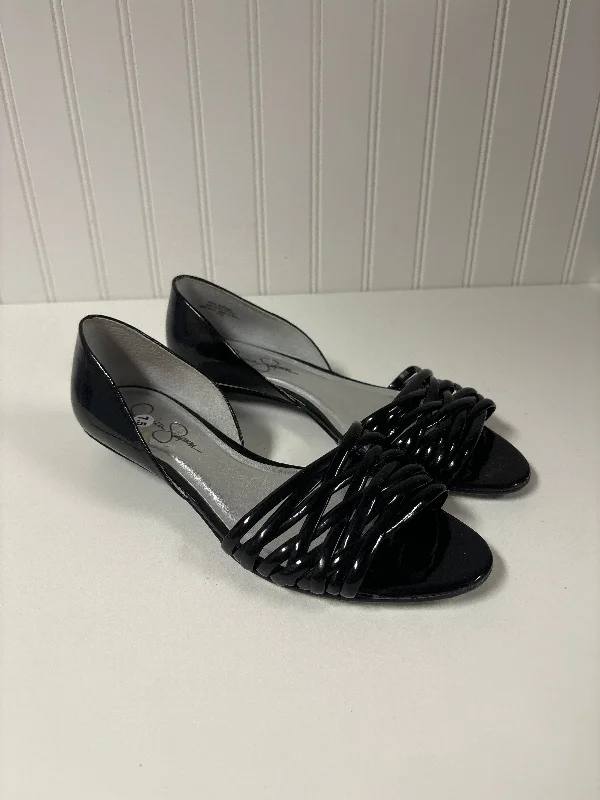 Chic and stylish women's shoes that complement every outfit and occasioBlack Sandals Heels Wedge Jessica Simpson, Size 7.5 Chic and stylish women's shoes that complement every outfit and occasioBlack Sandals Heels Wedge Jessica Simpson, Size 7.5