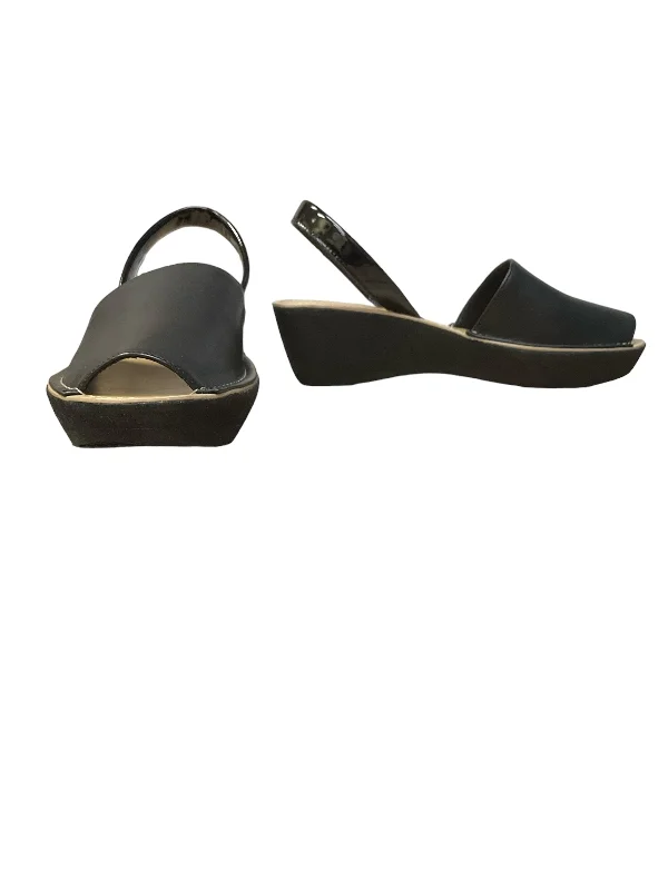 Elegantly crafted women's shoesBlack Sandals Heels Wedge Kenneth Cole Reaction, Size 6.5 Elegantly crafted women's shoesBlack Sandals Heels Wedge Kenneth Cole Reaction, Size 6.5