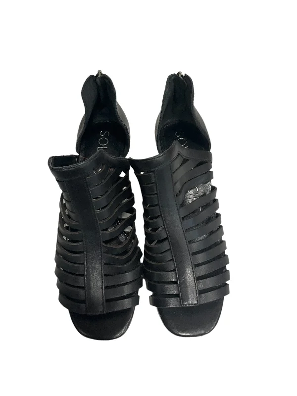 Luxurious and opulent women's shoe optionsBlack Sandals Heels Wedge Sole Society, Size 6 Luxurious and opulent women's shoe optionsBlack Sandals Heels Wedge Sole Society, Size 6