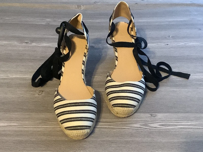 Luxurious and comfortable women's shoe options for special occasionsBlue & Cream Sandals Heels Wedge J. Crew, Size 8.5 Luxurious and comfortable women's shoe options for special occasionsBlue & Cream Sandals Heels Wedge J. Crew, Size 8.5