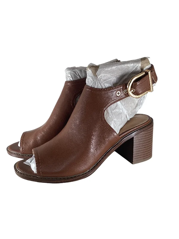 Stylish and elegant women's shoes for weddingsBrown Sandals Heels Block Tommy Hilfiger, Size 8.5 Stylish and elegant women's shoes for weddingsBrown Sandals Heels Block Tommy Hilfiger, Size 8.5