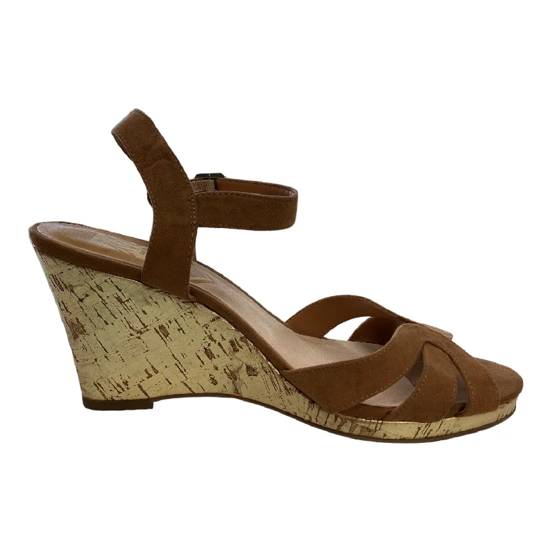 Stylish and elegant women's shoes for weddingsBrown Sandals Heels Wedge Dolce Vita, Size 8.5 Stylish and elegant women's shoes for weddingsBrown Sandals Heels Wedge Dolce Vita, Size 8.5