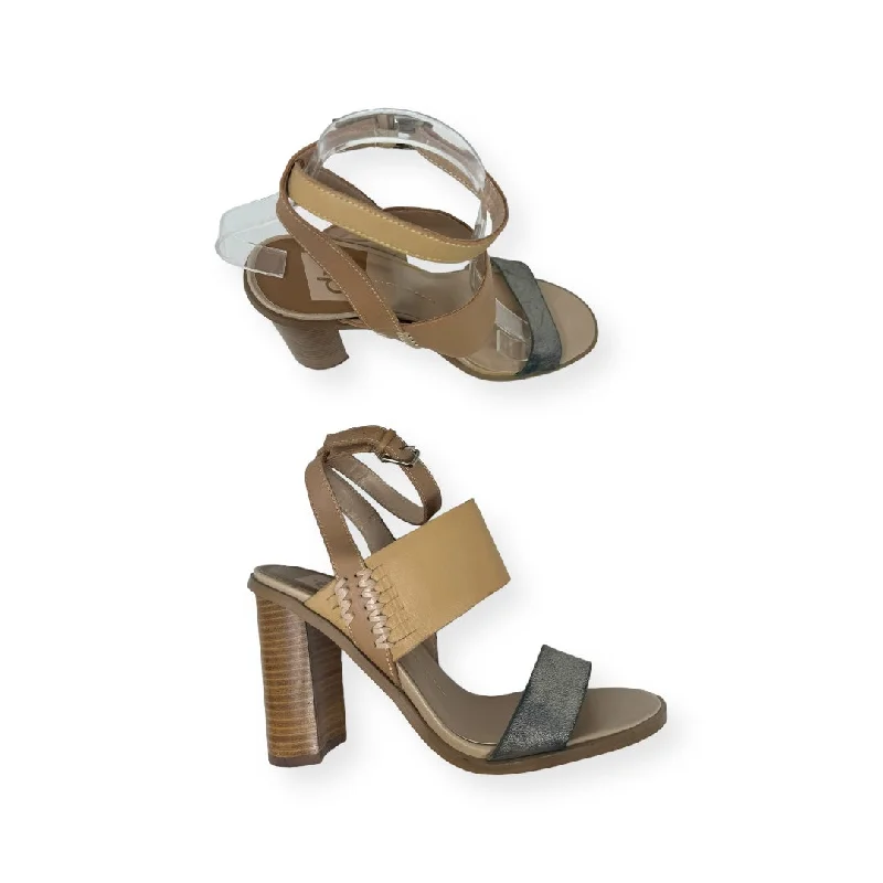 Durable and stylish women's shoes for active lifestylesMetallic Sandals Heels Block Dolce Vita, Size 8 Durable and stylish women's shoes for active lifestylesMetallic Sandals Heels Block Dolce Vita, Size 8