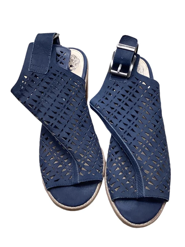 Luxurious and opulent women's shoe optionsNavy Sandals Heels Block Vince Camuto, Size 8.5 Luxurious and opulent women's shoe optionsNavy Sandals Heels Block Vince Camuto, Size 8.5